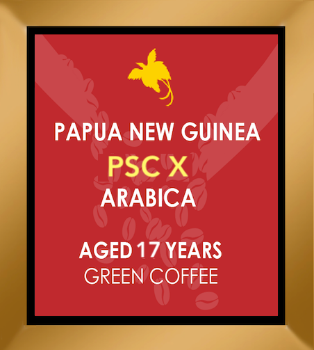 PAPUA NEW GUINEA - PSC X 17 Y.O. AGED COFFEE