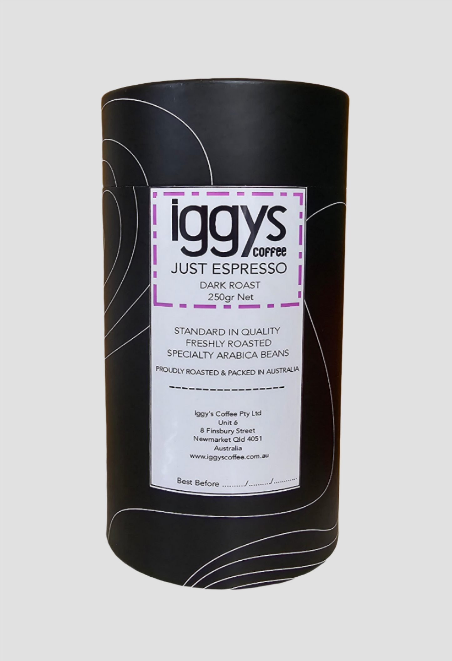 JUST ESPRESSO (DARK ROAST) 250GR CYLINDER