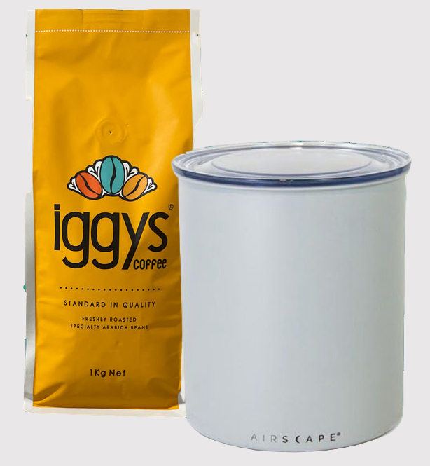 AIRSCAPE LARGE & 1KG COFFEE CHRISTMAS BUNDLE