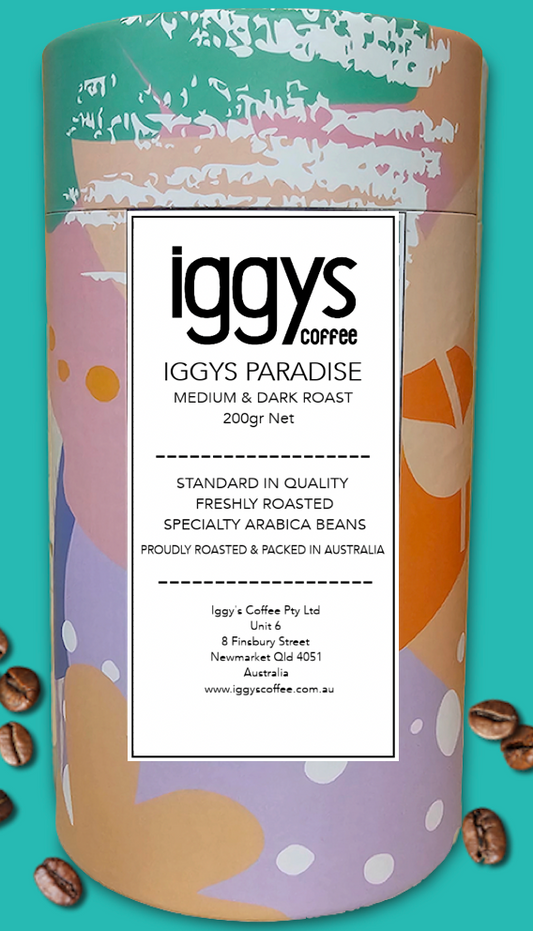 IGGYS PARADISE (MEDIUM & DARK ROAST) 200GR CYLINDER