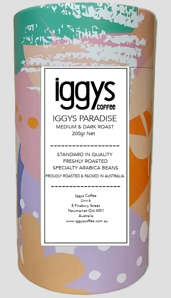 IGGYS PARADISE (MEDIUM & DARK ROAST) 200GR CYLINDER