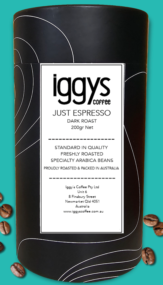 JUST ESPRESSO (DARK ROAST) 200GR CYLINDER