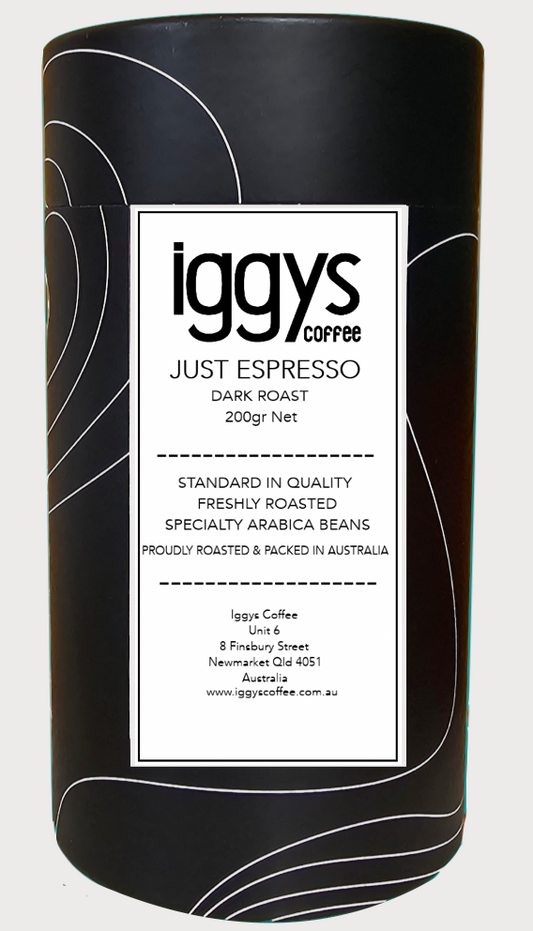 JUST ESPRESSO (DARK ROAST) 200GR CYLINDER