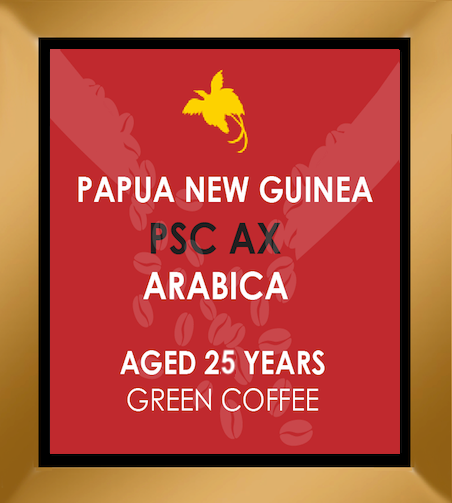 PAPUA NEW GUINEA - PSC AX 25 Y.O. AGED COFFEE
