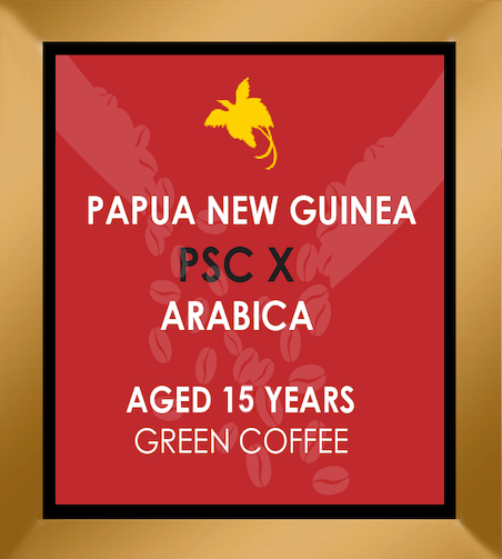 PAPUA NEW GUINEA - PSC X 15 Y.O. AGED COFFEE